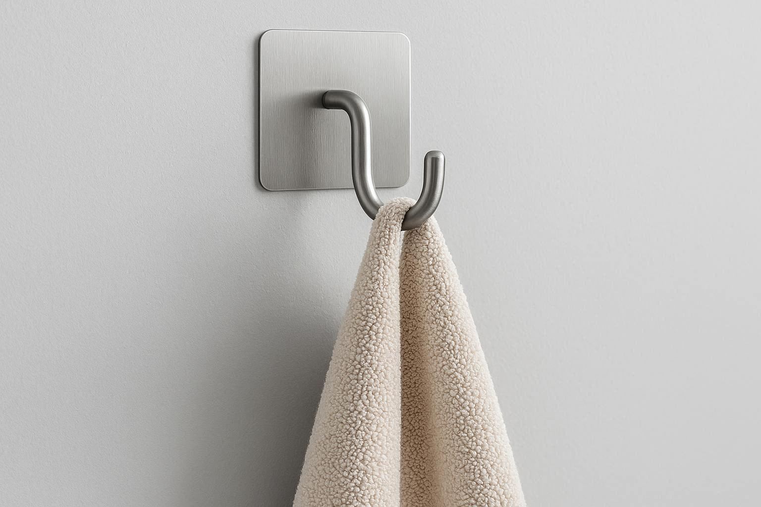 Adhesive Wall Mounted Towel Hook No Drill Installation Required - Image 1