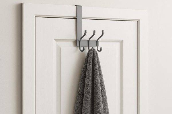 Over the Door Towel Hook for Bathroom and Bedroom Space Saving