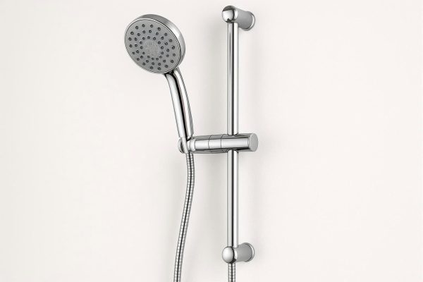 Handheld Shower Head and Bracket Set with Adjustable Slide Bar