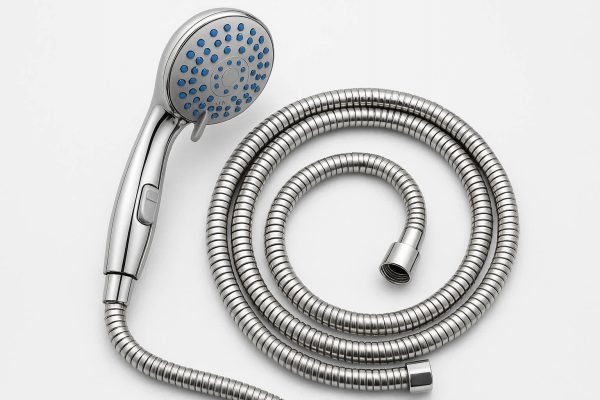 Handheld Shower Head with Long 7 Foot Hose and On Off Switch